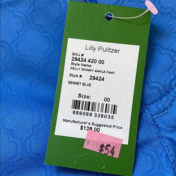 Lilly Pulitzer Blue Pants - Picture 3 of 6